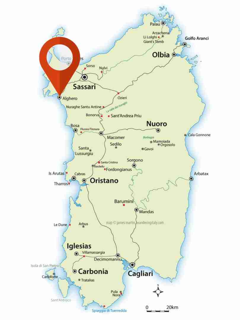 Alghero, Sardinia MAP