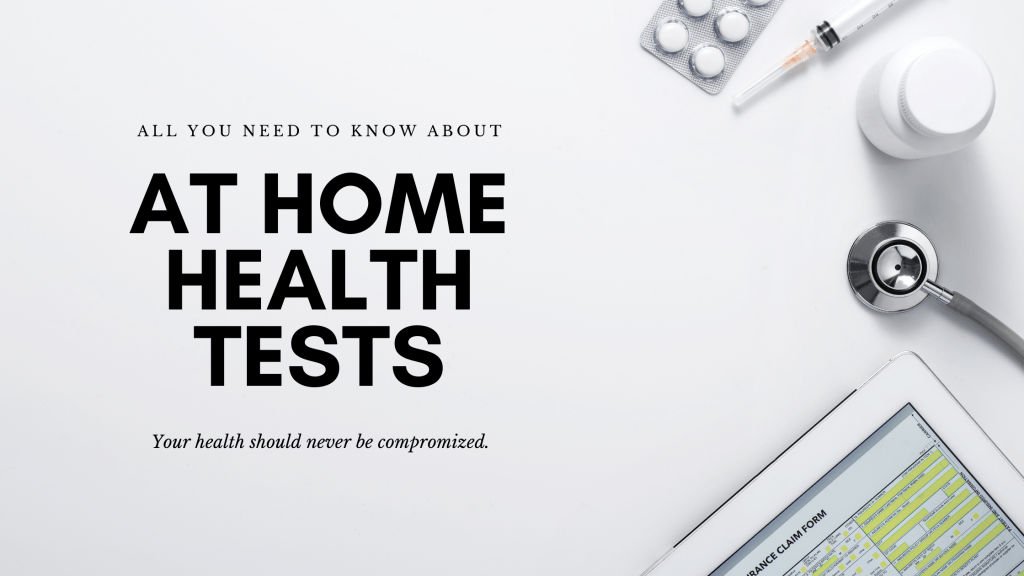 AT HOME HEALTH TESTS COVER