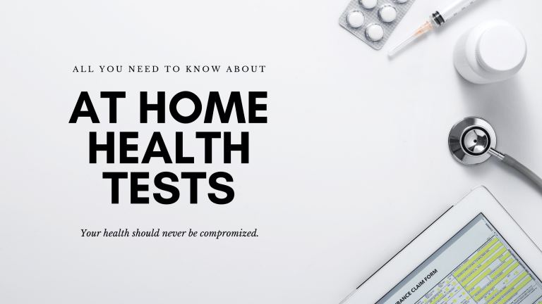 AT HOME HEALTH TESTS COVER