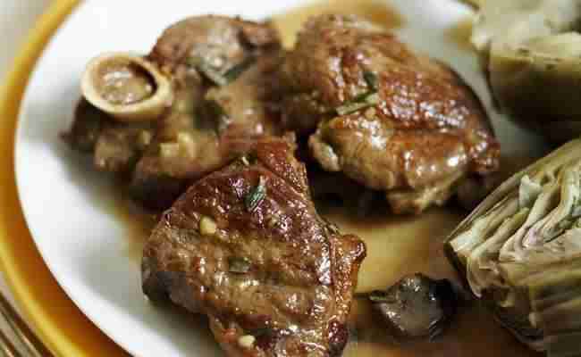 Sardinian Lamb with Artichokes Recipe - Agnello con carciofi