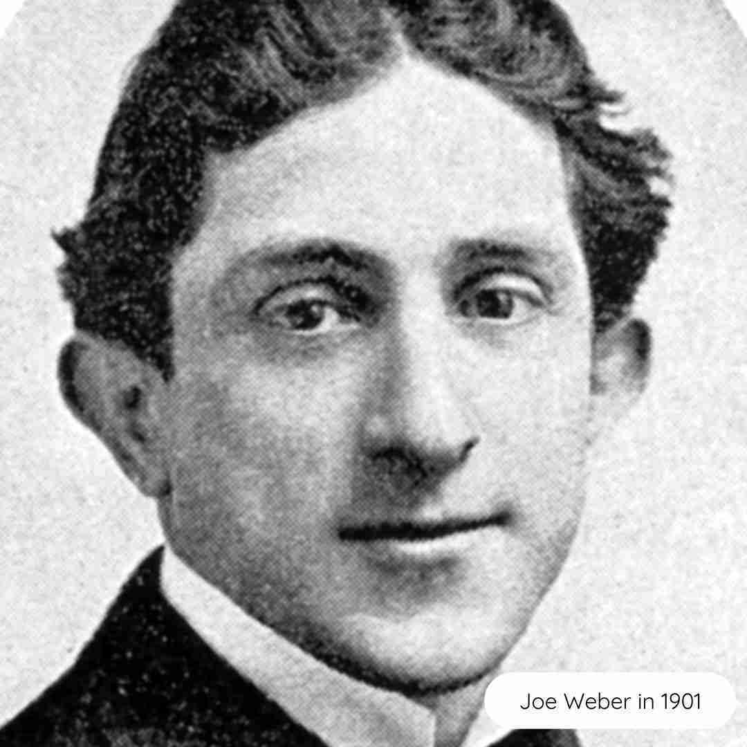Joe Weber in 1901 - The History of Stand-Up Comedy